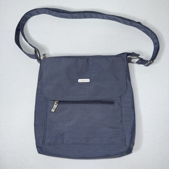 Baggallini Women’s Town Bagg Crossbody Bag Nylon Blue - Picture 1 of 4